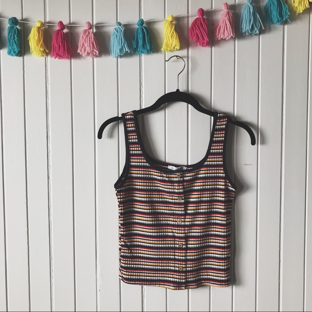 striped tank top